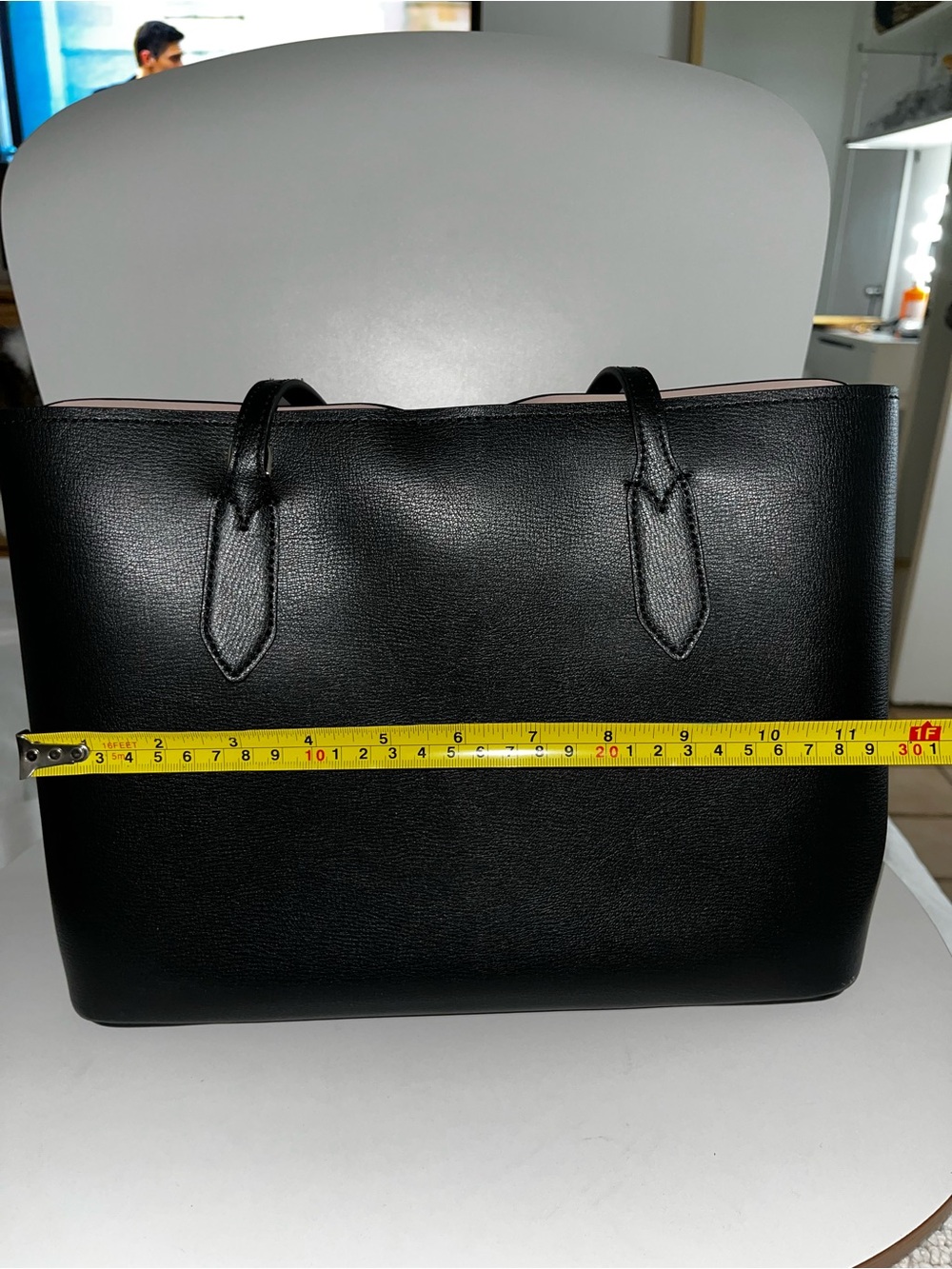 Kate Spade Classic Harper Black Leather Tote - Picture 7 of 12